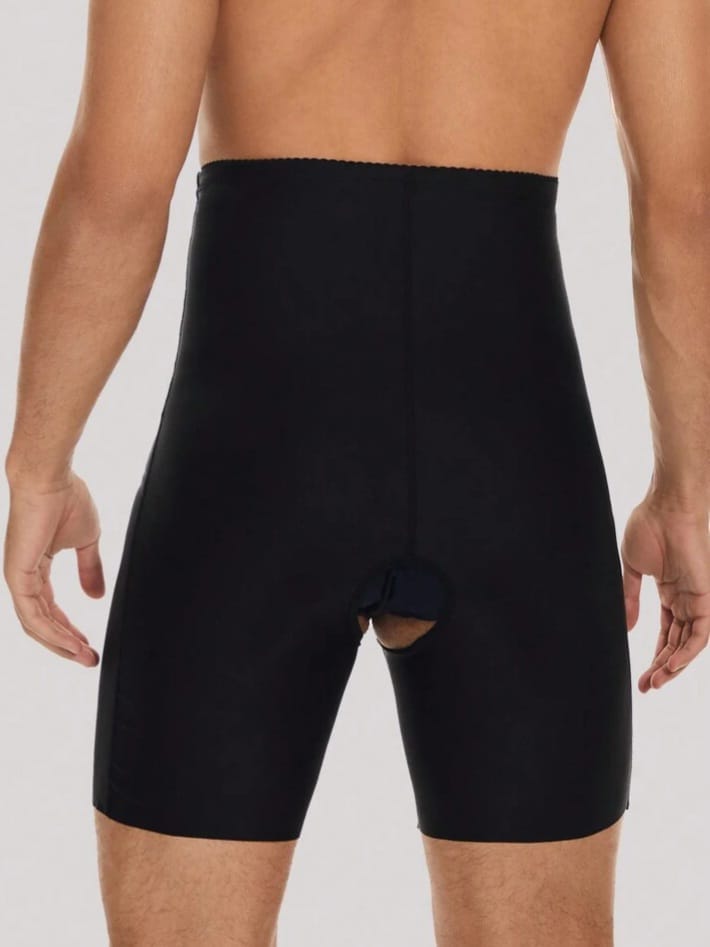 Men's High-Waist Compression Shapewear Shorts – Tummy Control & Butt Lift Body Shaper